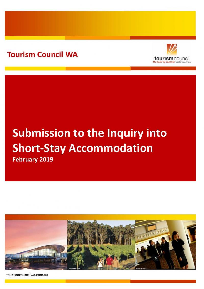 Submission to the Inquiry into Short-Stay Accommodation